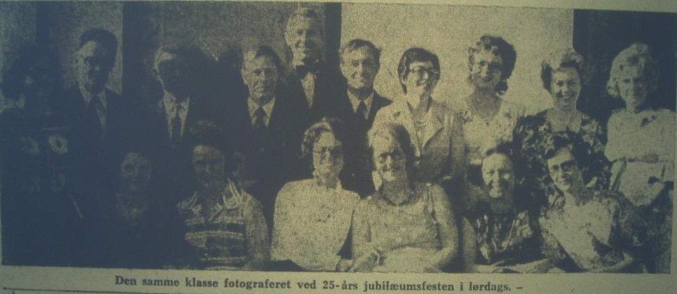 Jyderup Realskoles elever fra 1949 i 1974